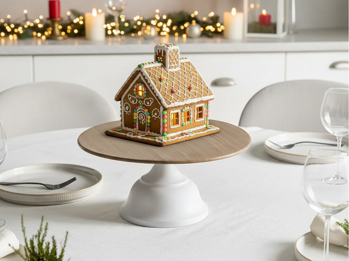 Support à gâteaux BRIOCHE Métal Blanc