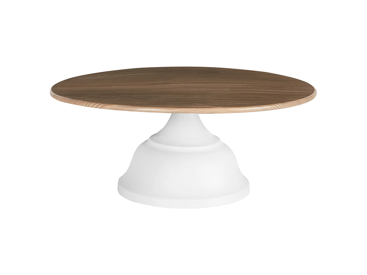 Tortenplatte BRIOCHE Metall Weiss