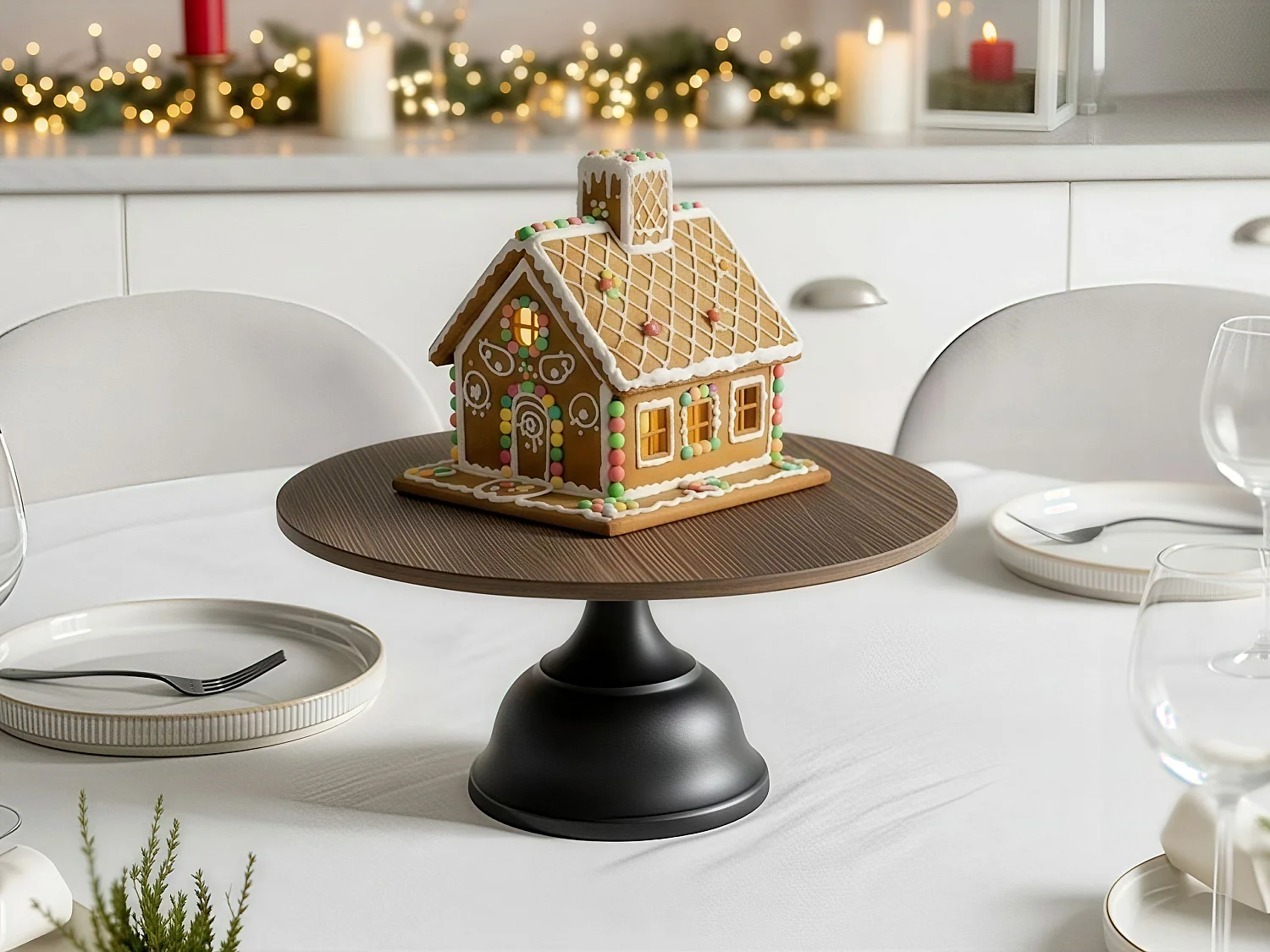 Gebakstandaard BRIOCHE Metaal Zwart