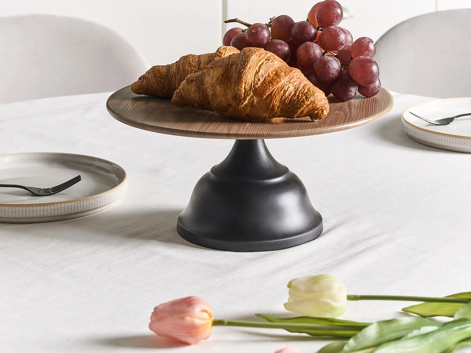 Support à gâteaux BRIOCHE Métal Noir