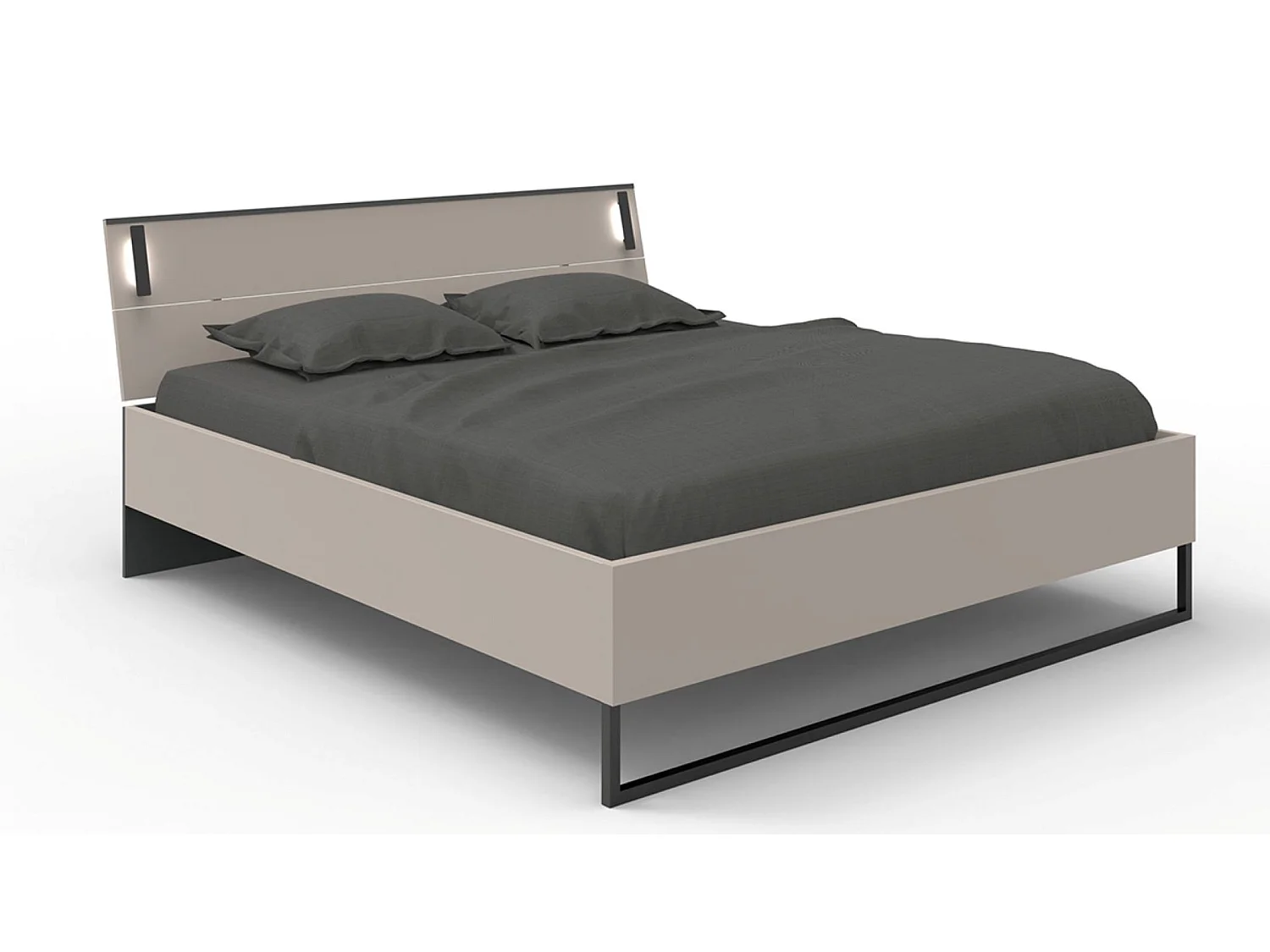 Chambre à coucher complète adulte ( lit adulte 180 x 200 cm  + chevet+ commode de rangement +  Armoire )