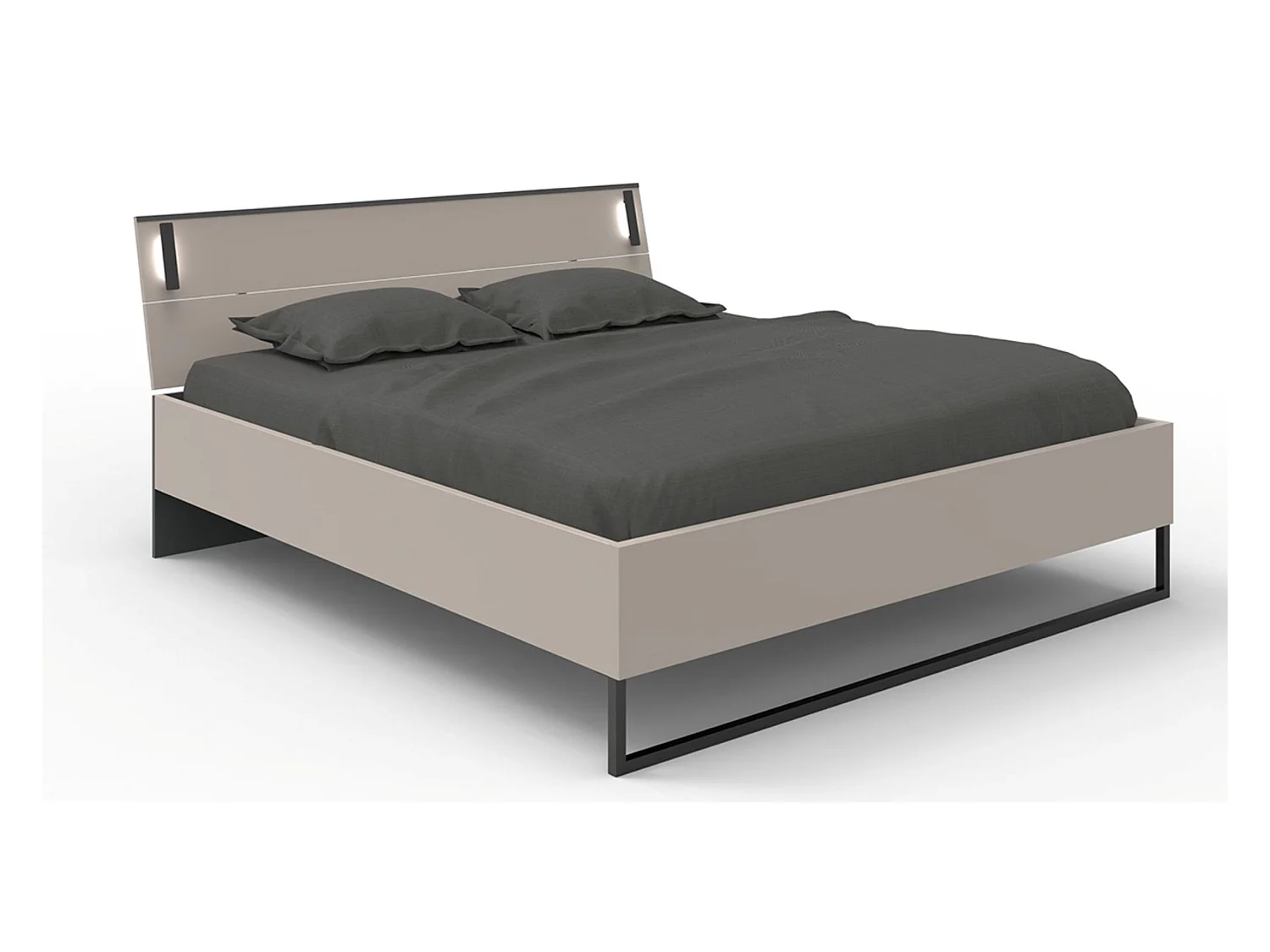 Chambre à coucher complète adulte ( lit adulte 180 x 200 cm+ Commode + tables de chevet+ Armoire)