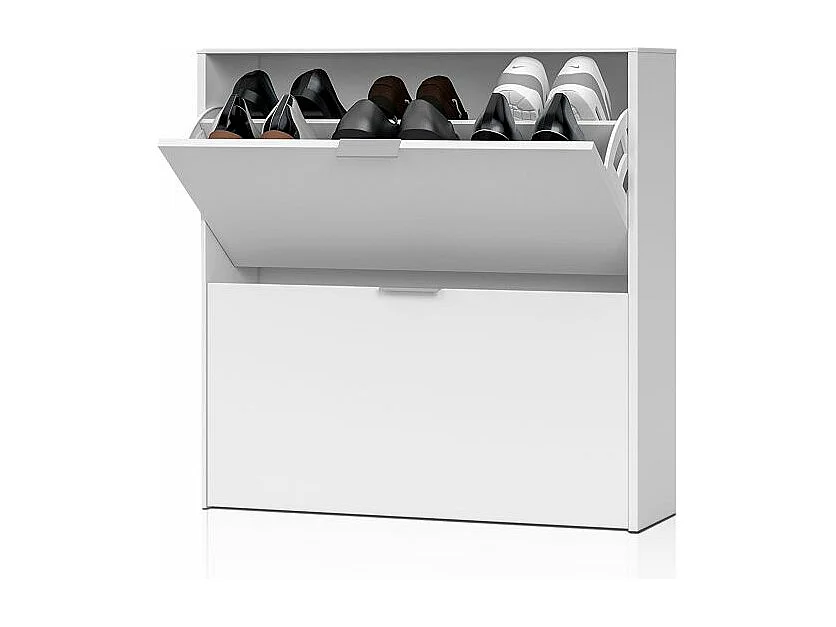 Zapatero Nubo 2 Puertas Blanco