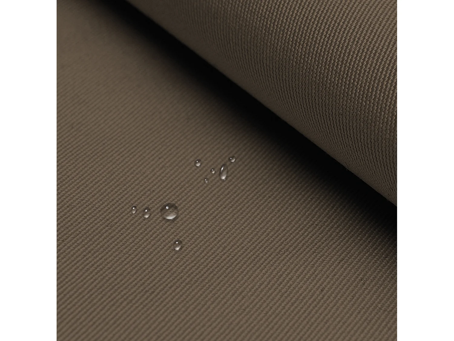 Wasabi - Lona para Toldo de 4x2,5 Topo Poliéster 280 gr/m2 – Resistente al Agua – Protección UV – 383x250cm – Malla Sombreo - Tela Enrollable Repuesto para Toldos