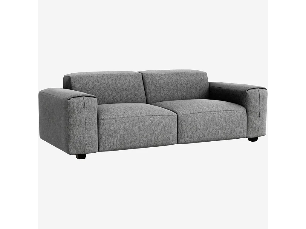 Habitat - Canapé 3 places en tissu Copparo - Gris ardoise - Posada