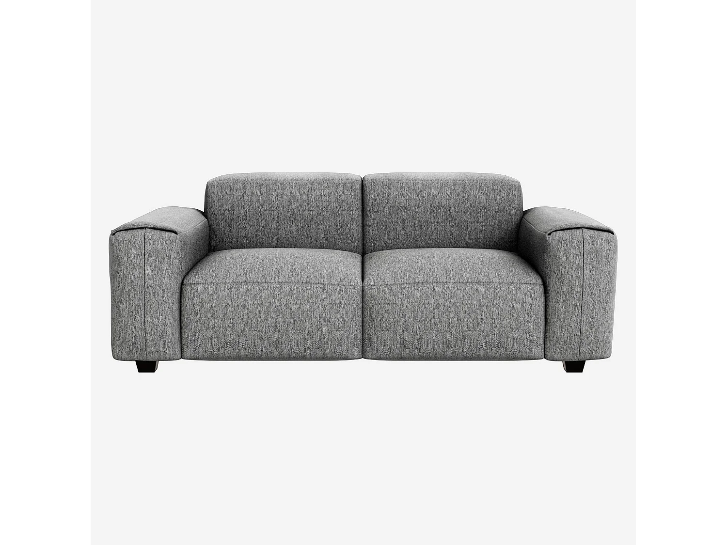 Habitat - Canapé 2 places en tissu Copparo - Gris ardoise - Posada