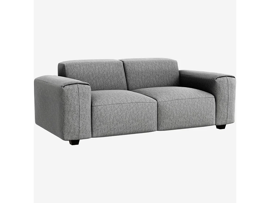Habitat - Canapé 2 places en tissu Copparo - Gris ardoise - Posada