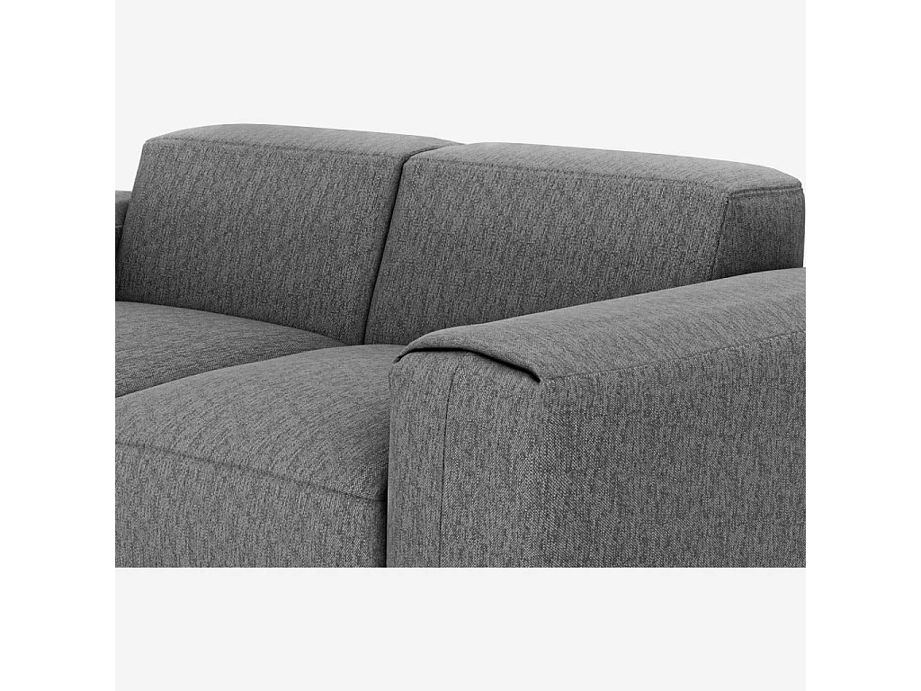 Habitat - Canapé 2 places en tissu Copparo - Gris ardoise - Posada