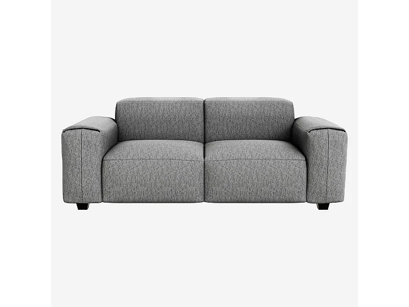 Habitat - Canapé 2 places en tissu Copparo - Gris ardoise - Posada