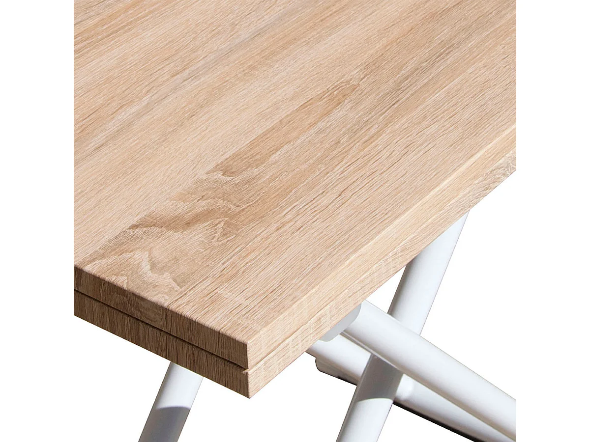 Mesa de centro Up & Down elevable y extensible 4 posiciones 49-76x100x50 cm Adec