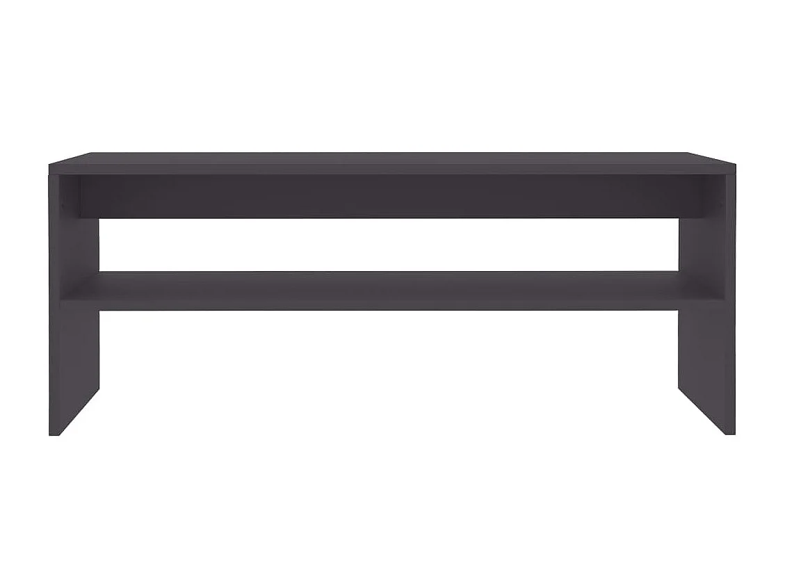 Couchtisch Grau 100x40x40 cm Holzwerkstoff