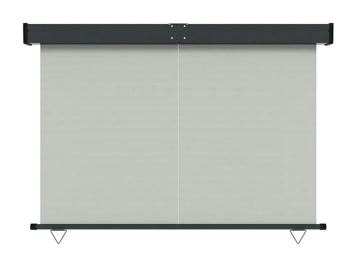Balkon-Seitenmarkise 165x250 cm Grau
