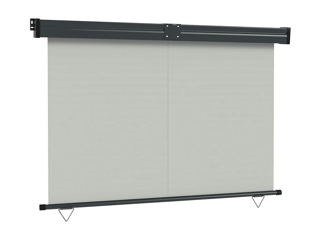 Balkon-Seitenmarkise 165x250 cm Grau