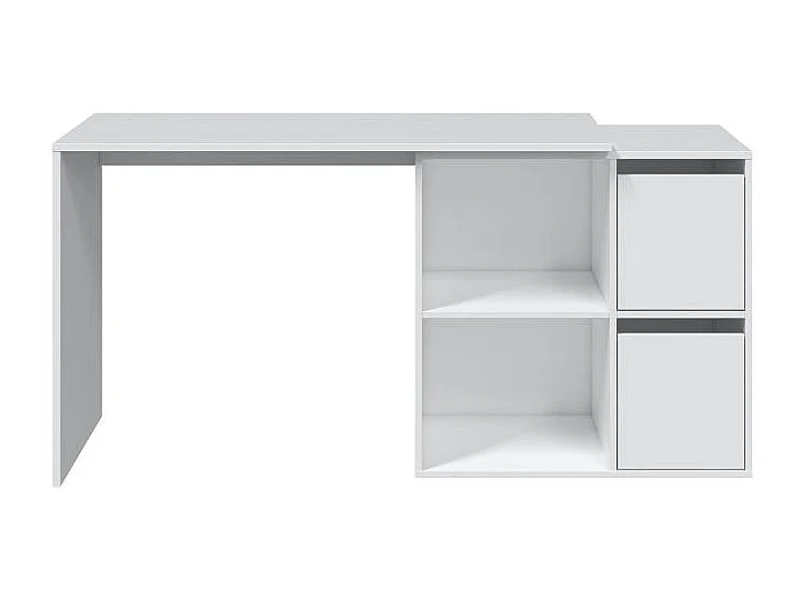 Mesa de escritorio multiposición Spacio Blanco Artik (Blanco Mate)