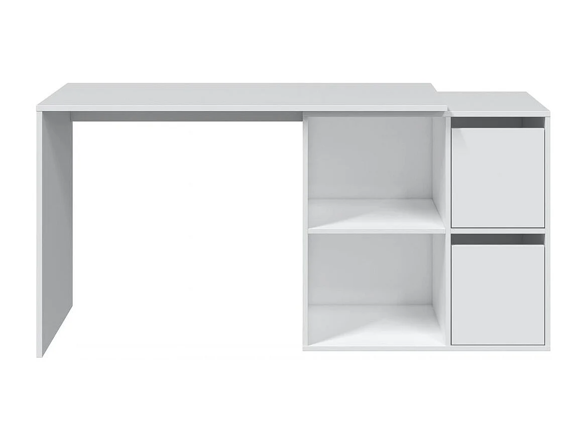 Mesa de escritorio multiposición Spacio Blanco Artik (Blanco Mate)
