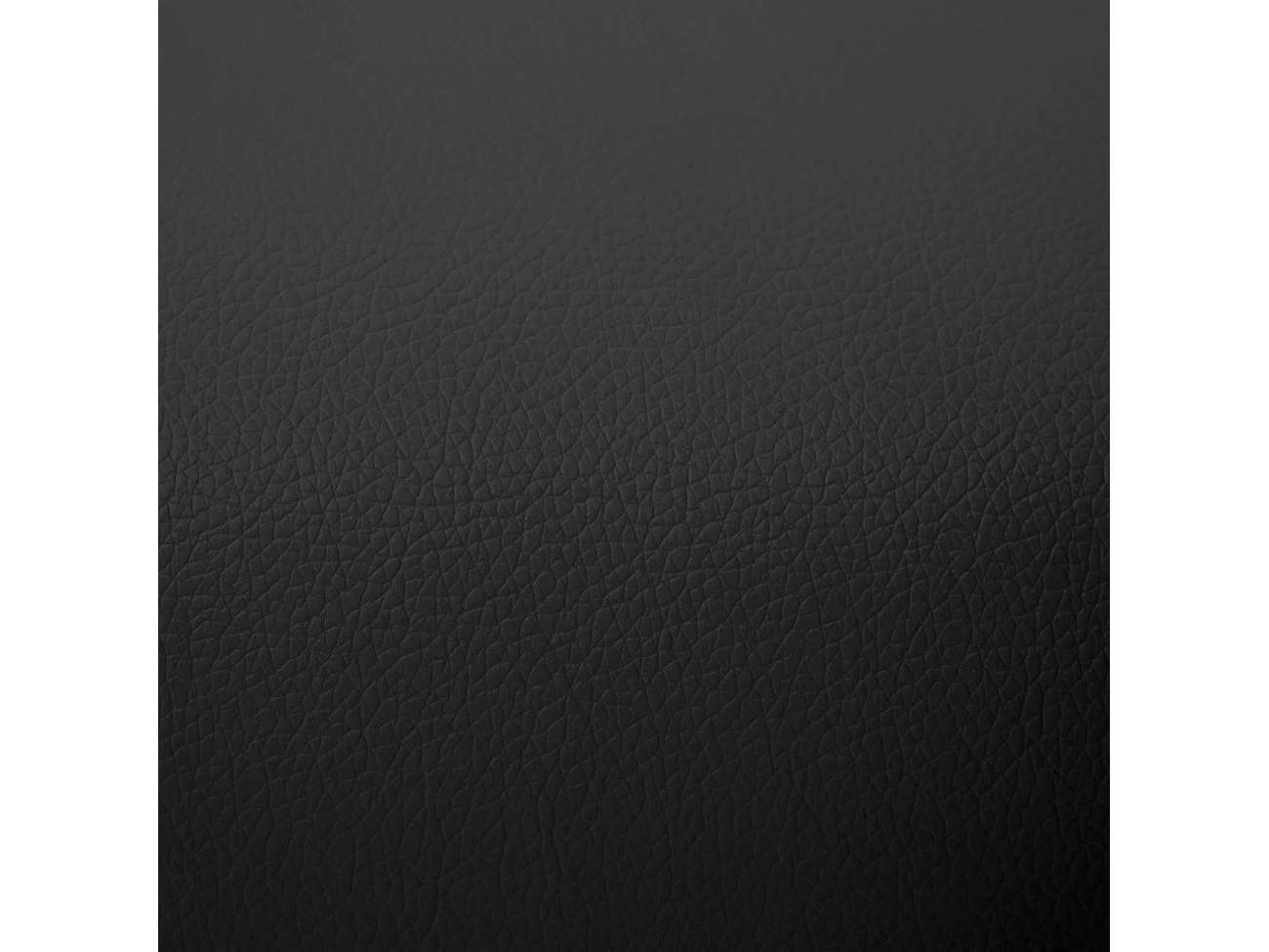 Cadeira de escritório giroscópica em couro sintético preto 64x126x55 cm