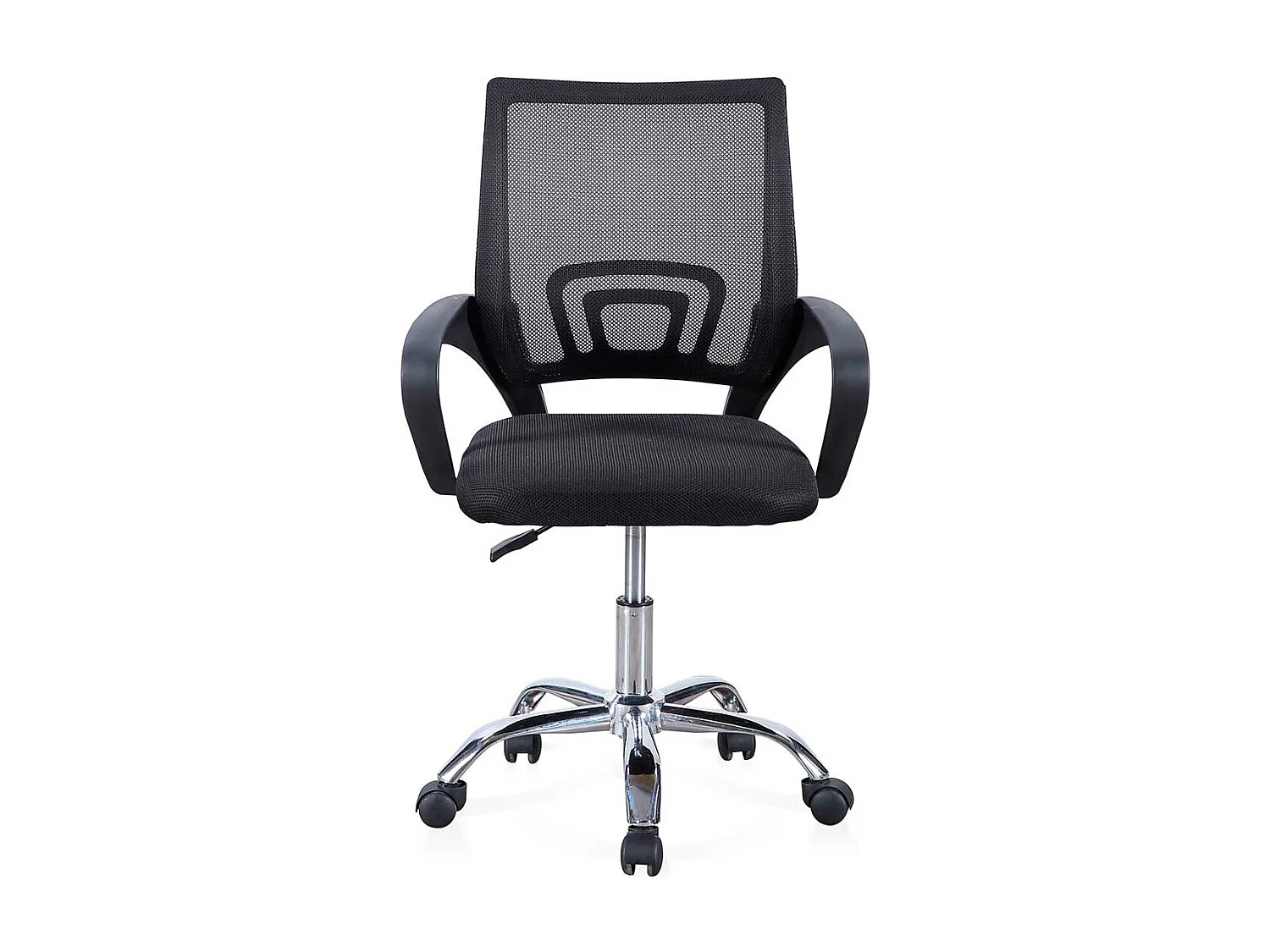 Silla de escritorio Vita giratoria con altura regulable negro 90-102x60x60 cm Adec