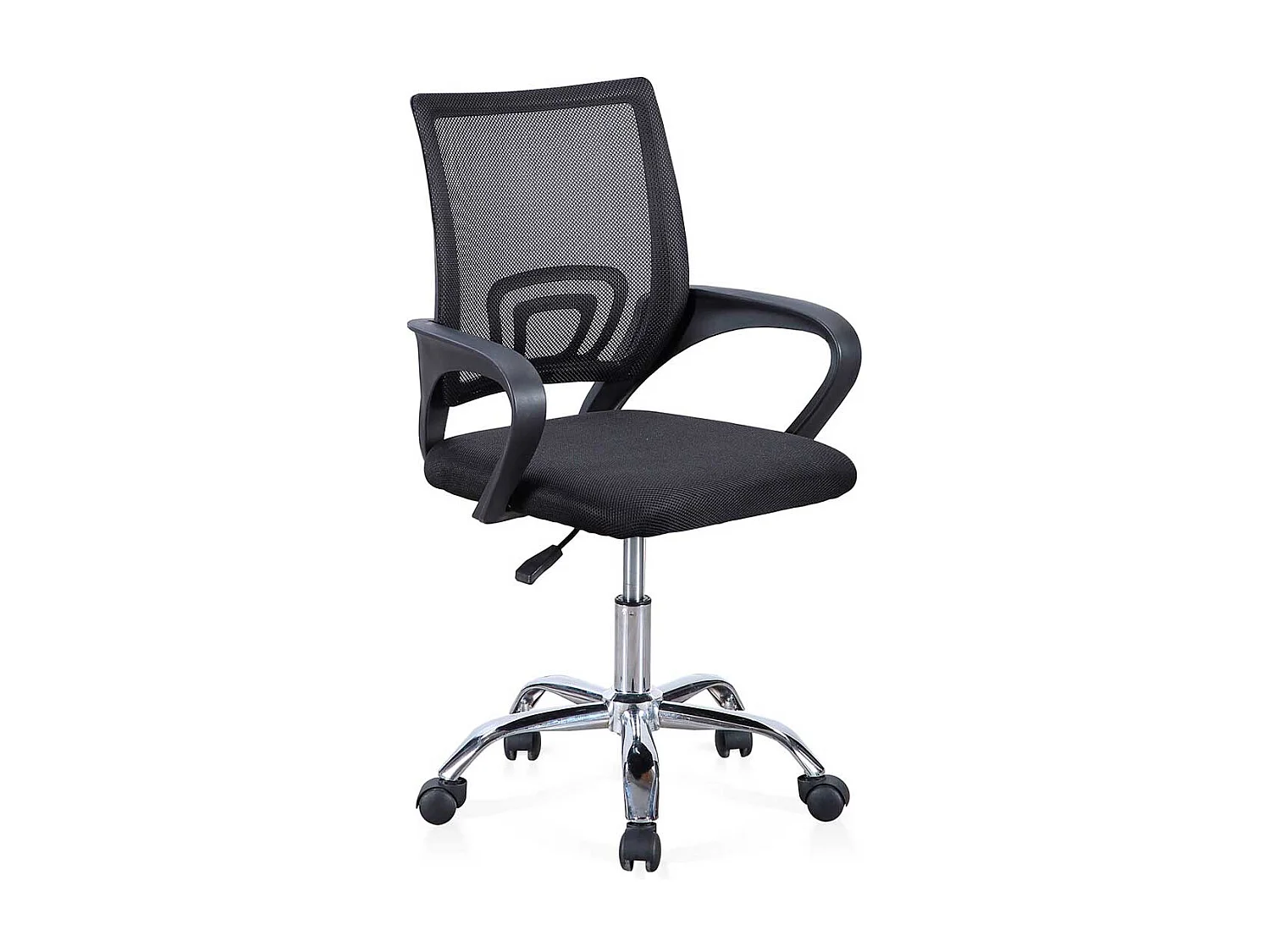 Silla de escritorio Vita giratoria con altura regulable negro 90-102x60x60 cm Adec