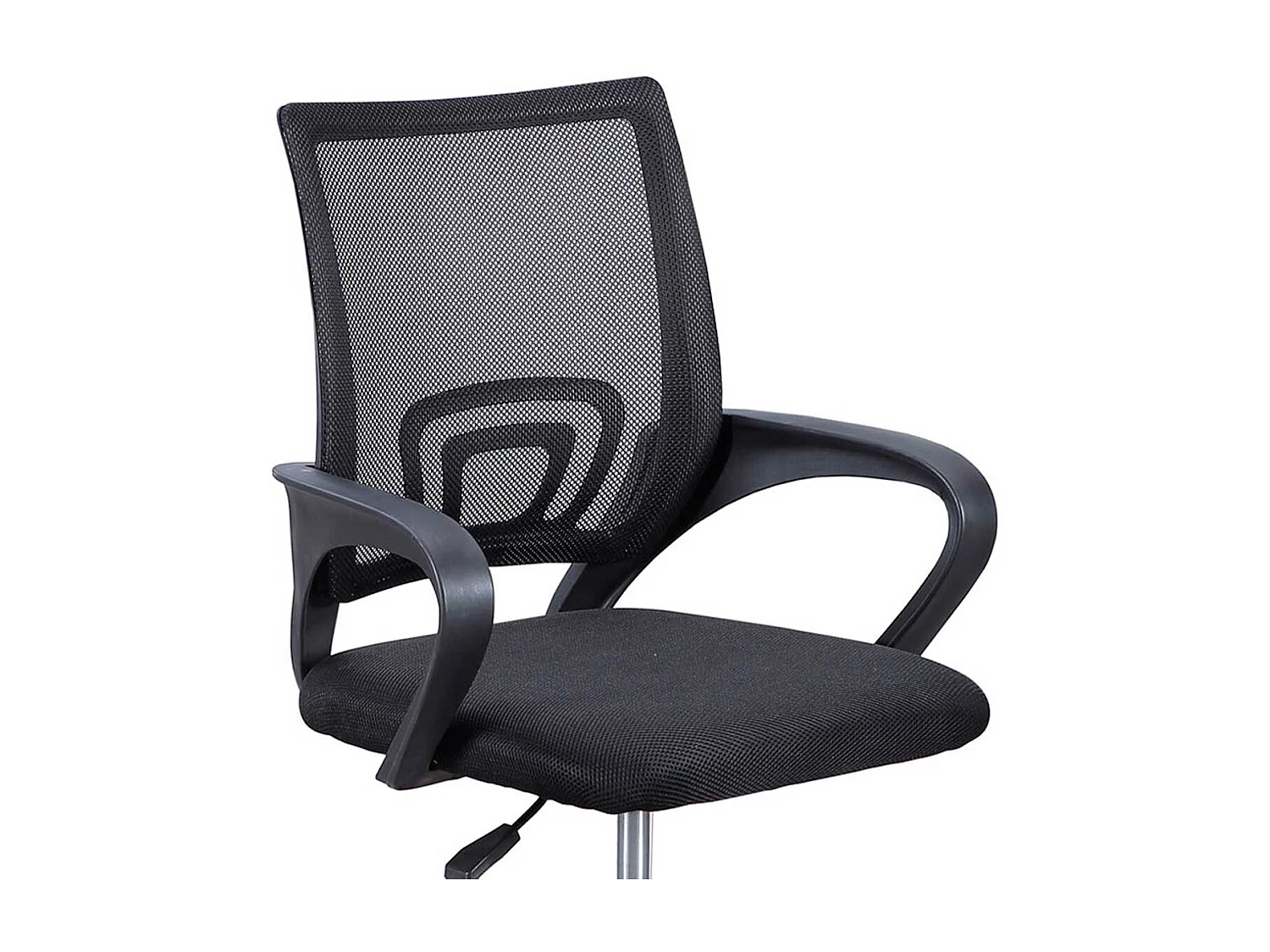 Silla de escritorio Vita giratoria con altura regulable negro 90-102x60x60 cm Adec