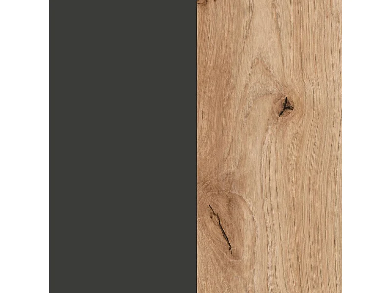 Mueble TV Lea Gris Antracita - Roble Nodi