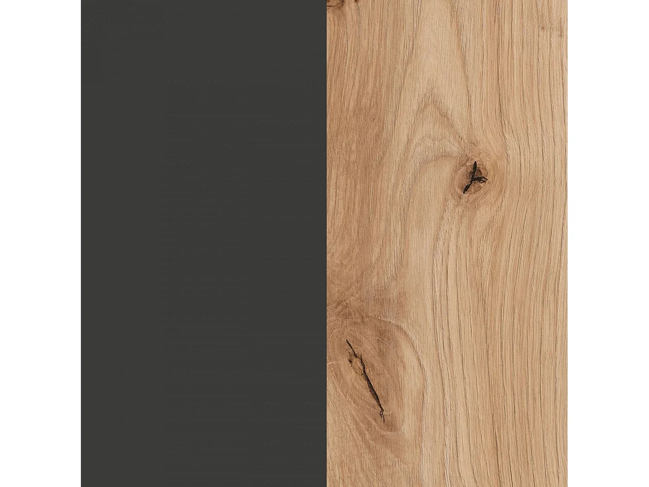 Mueble TV Lea Gris Antracita - Roble Nodi