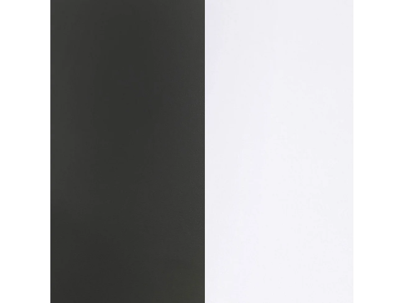 Pack salón con mesa de centro y mesa de comedor Kenzo Max V2B Blanco Brillo - Gris Antracita