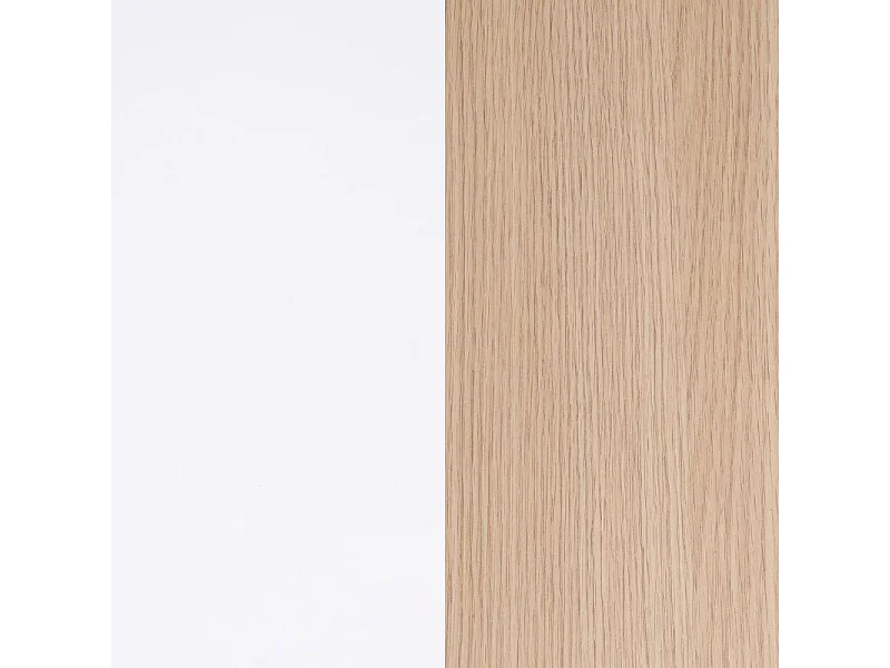 Armario Vestidor Aura Blanco Artik (Blanco Mate) - Roble Canadian