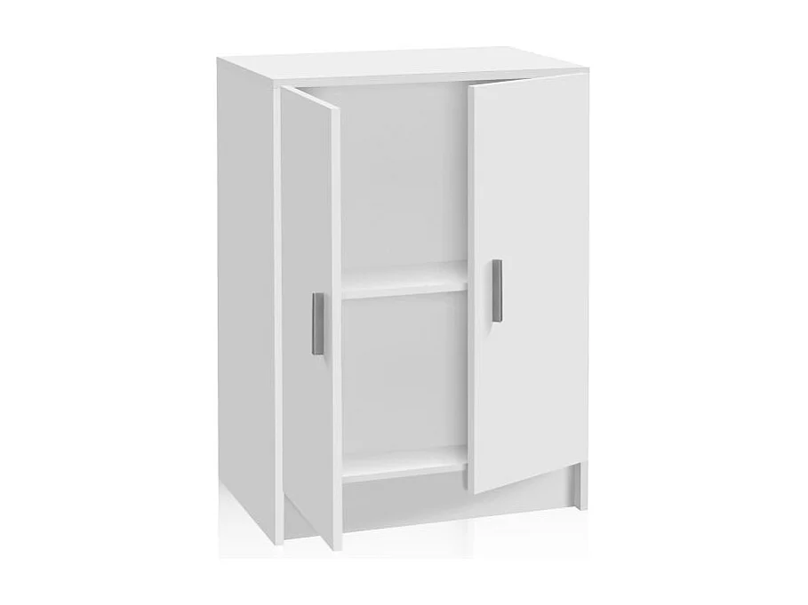 Armario Multi Useful Low 2 Puertas Blanco