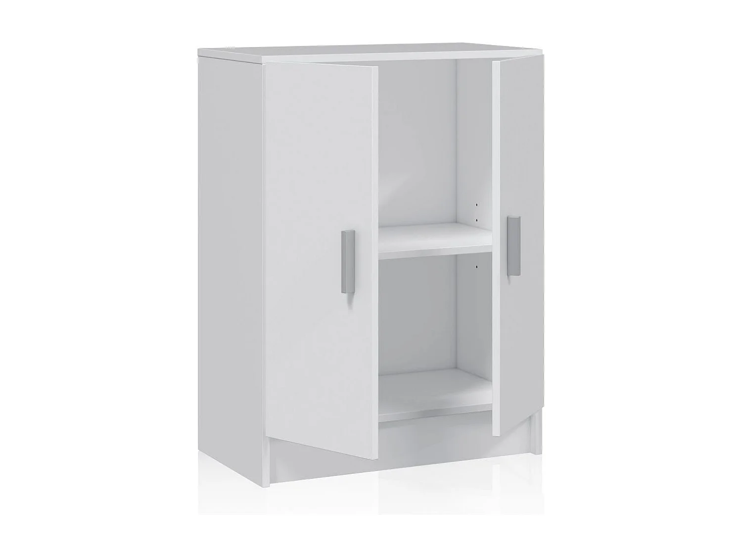 Armario Multi Useful Low 2 Puertas Blanco