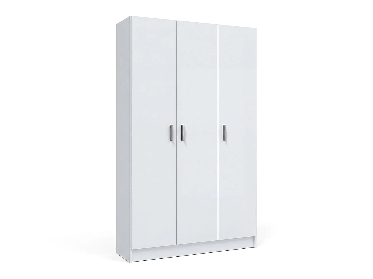 Armario de 3 puertas en blanco artik 109x180 cm Multi Useful Blanco