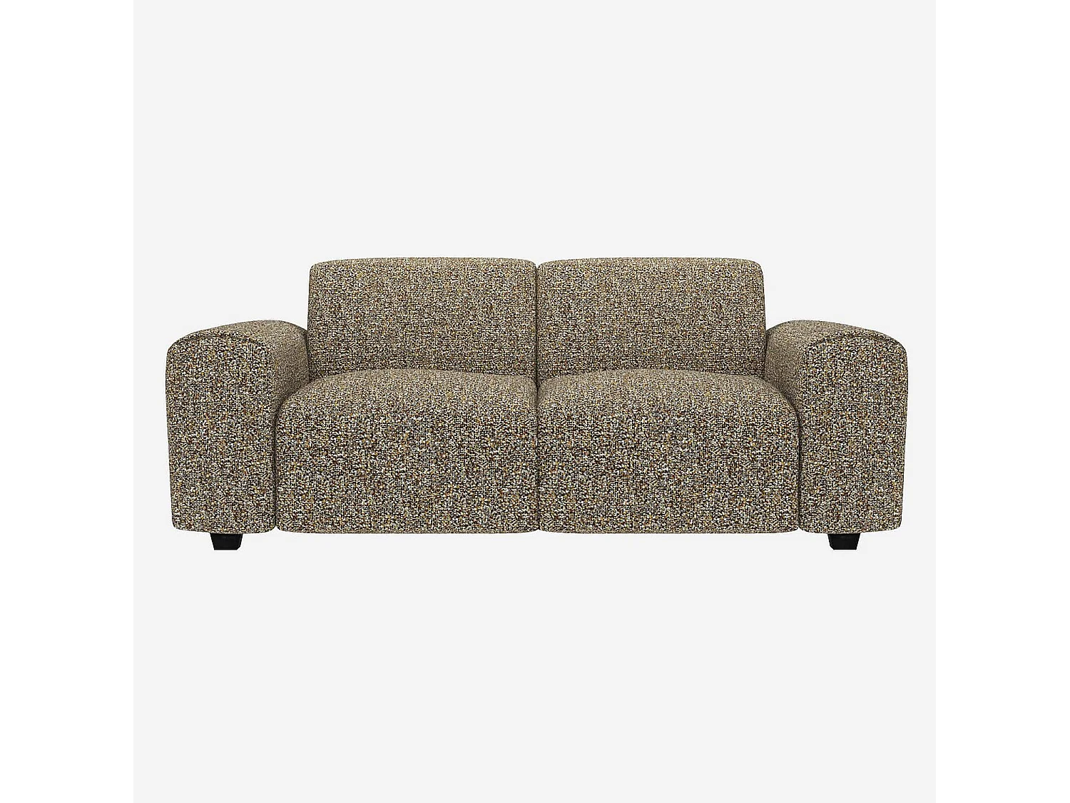 Habitat - Canapé 2 places en tissu Venezia - Vert lichen - Posada