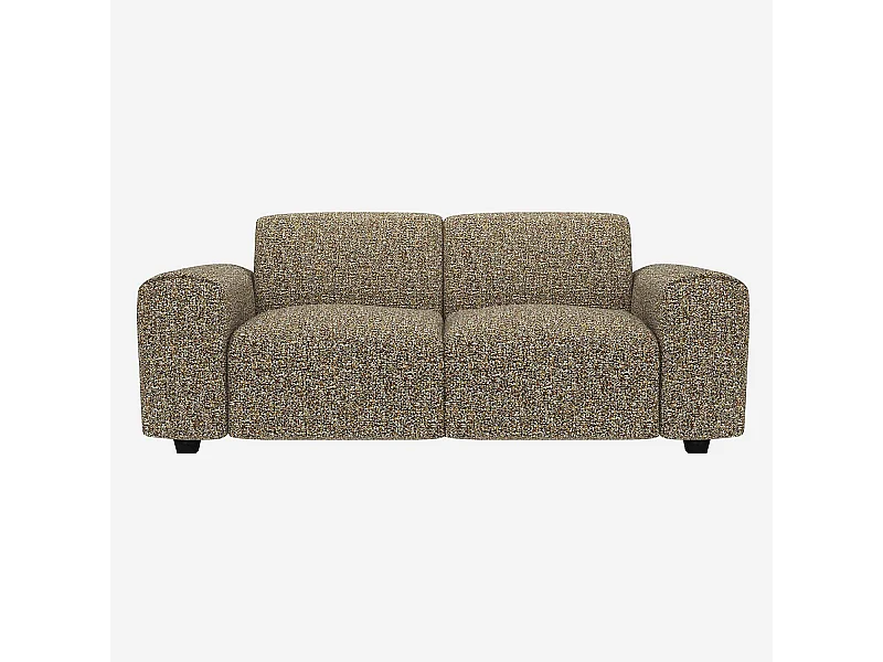 Habitat - Canapé 2 places en tissu Venezia - Vert lichen - Posada