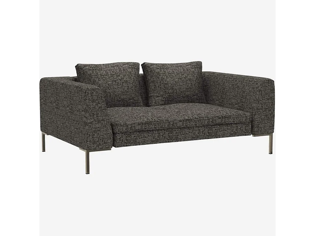 Habitat - Canapé 2 places en tissu Alba - Gris nuage - Montino