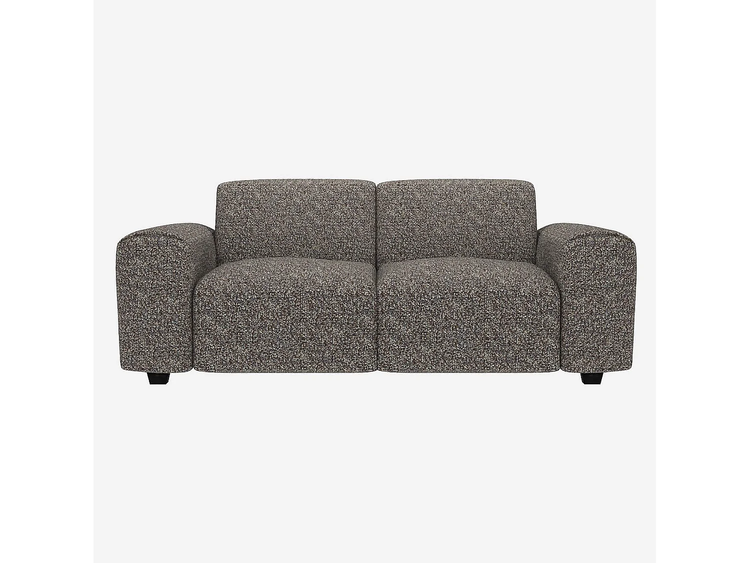 Habitat - Canapé 2 places en tissu Venezia - Bleu zingué - Posada