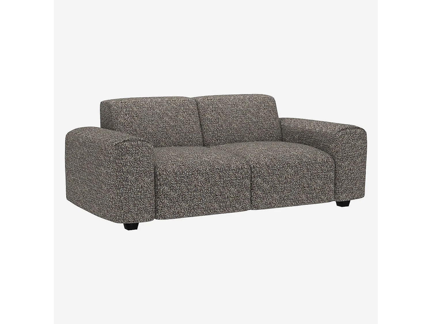 Habitat - Canapé 2 places en tissu Venezia - Bleu zingué - Posada