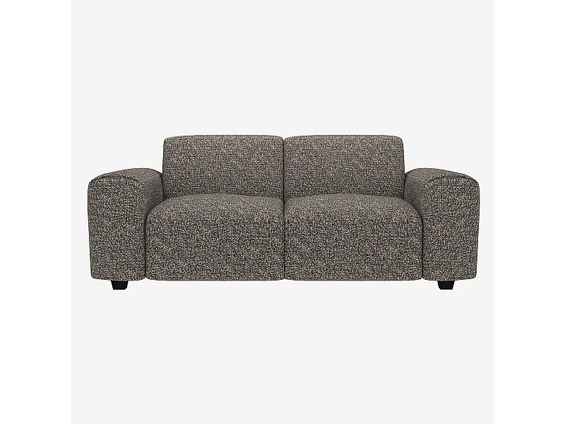 Habitat - Canapé 2 places en tissu Venezia - Bleu zingué - Posada