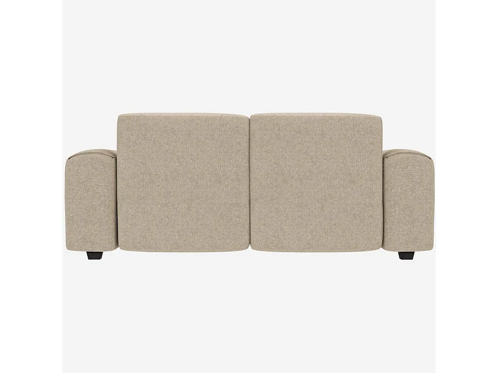 Habitat - Canapé 2 places en tissu Lucca - Blanc mastic - Posada