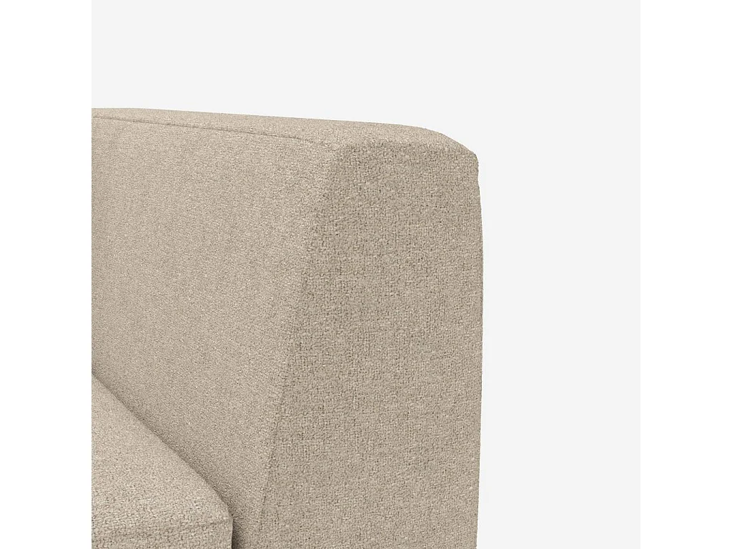 Habitat - Canapé 2 places en tissu Lucca - Blanc mastic - Posada