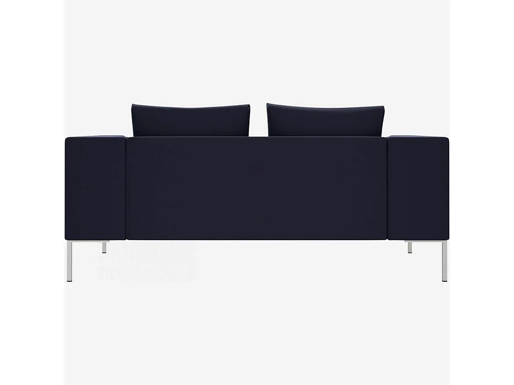 Habitat - Canapé 2 places en velours - Bleu encre - Montino