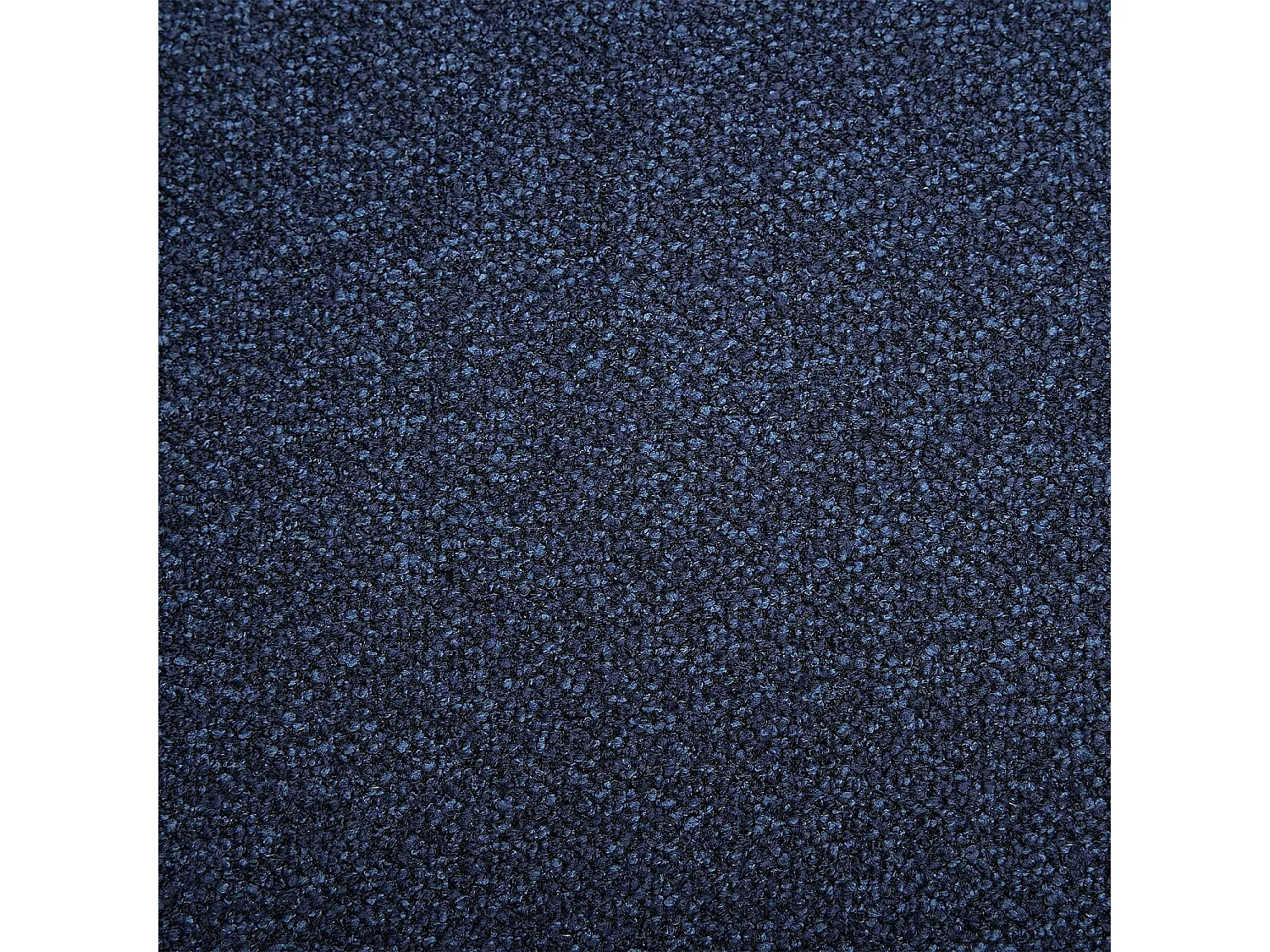 Grand canapé d'angle droit en tissu texturé - Bleu marine - Design by Federica Francini