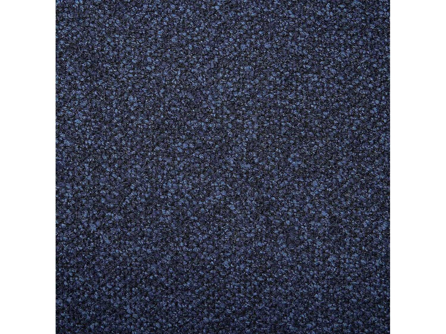 Canapé d'angle gauche en tissu texturé - Bleu marine - Design by Federica Francini