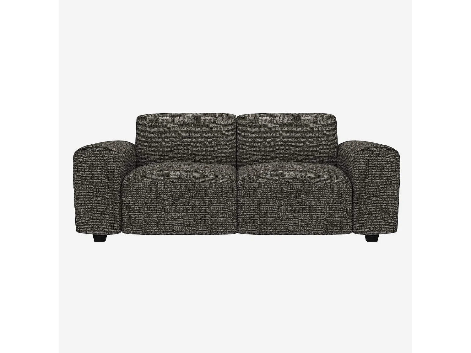 Habitat - Canapé 2 places en tissu Alba - Gris ardoise  - Posada