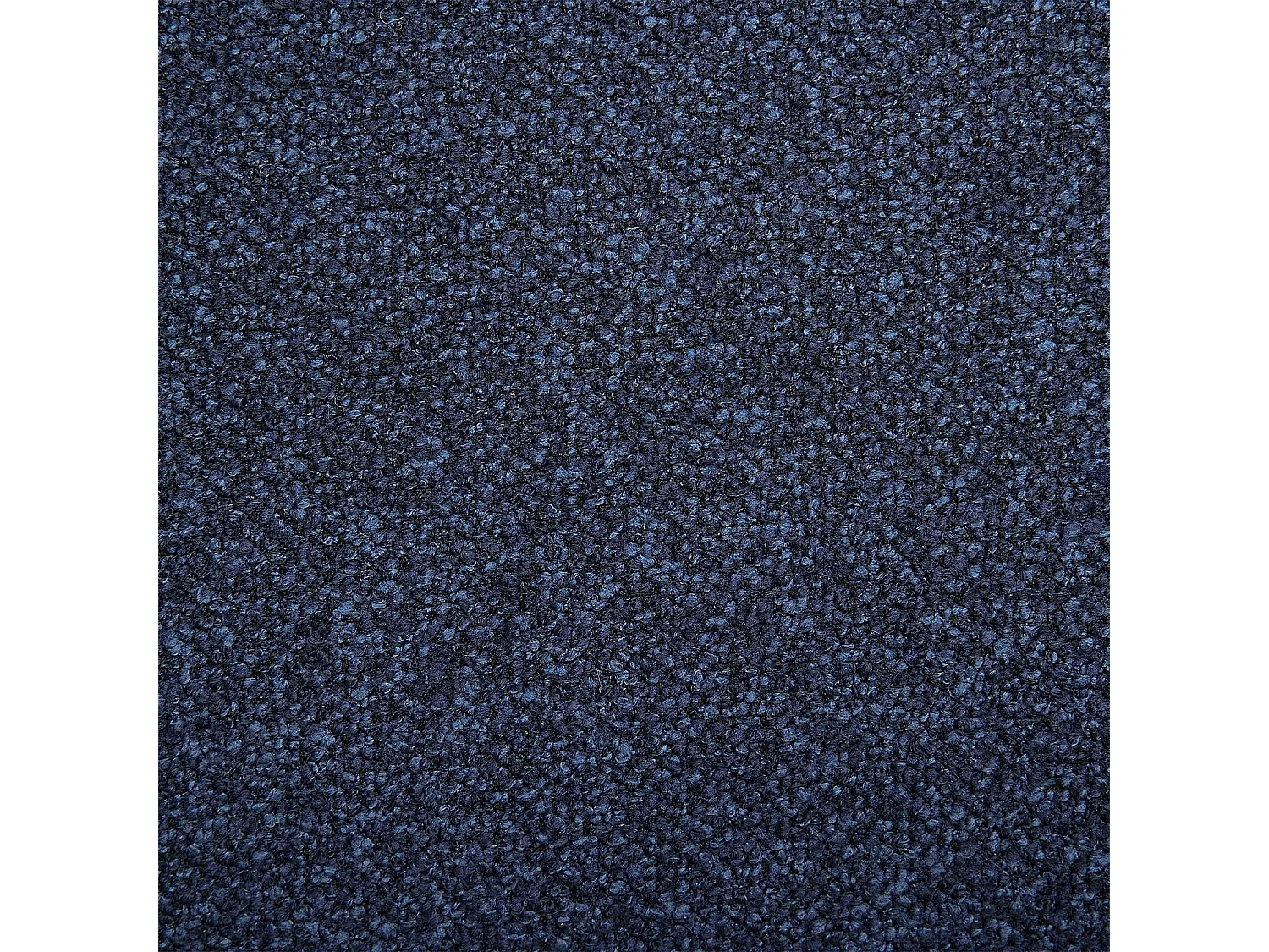 Canapé d'angle droit en tissu texturé - Bleu marine - Design by Federica Francini