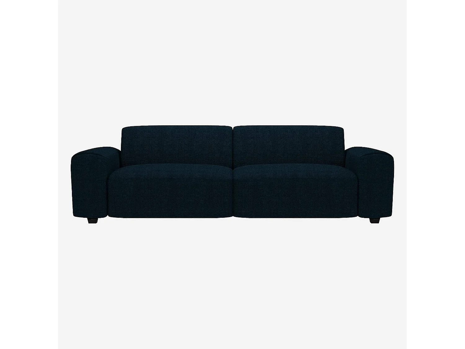 Habitat - Canapé 4 places en tissu Melina - Bleu encre - Posada