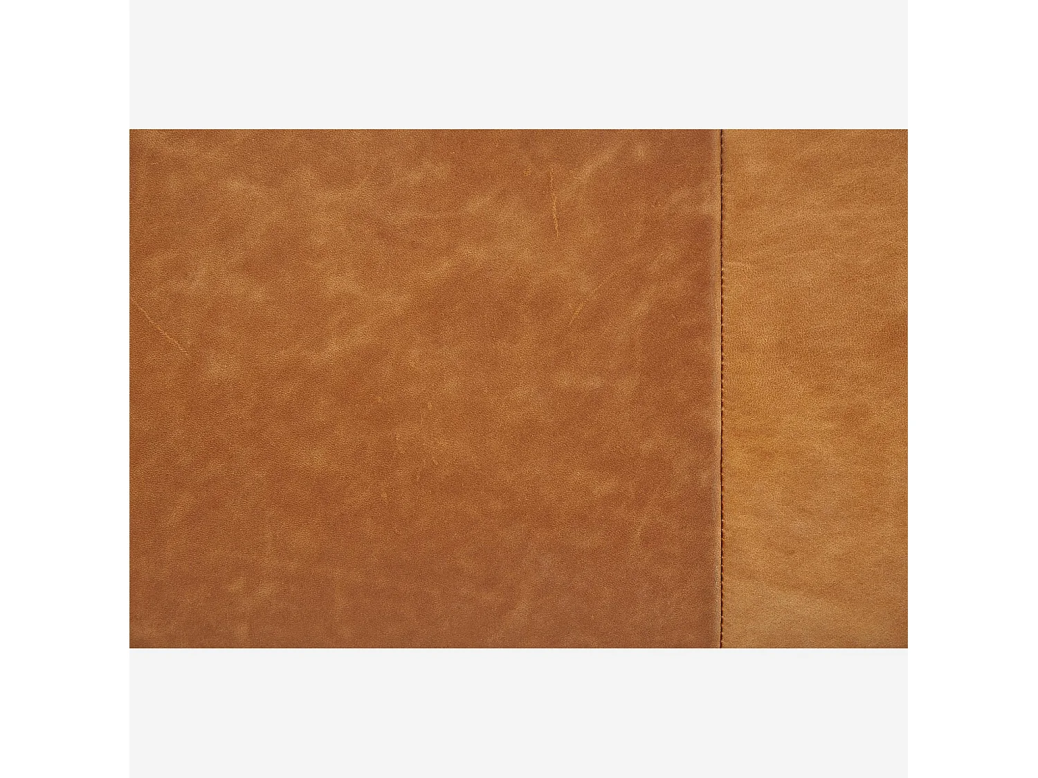 Habitat - Grand canapé d'angle gauche en cuir Vintage Leather - Marron cognac - Montino