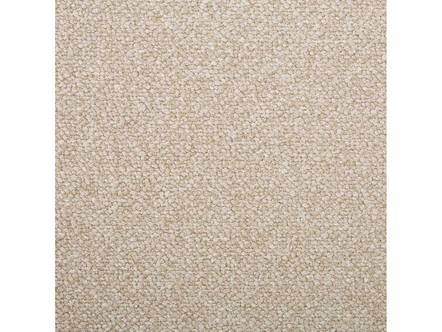 Grand canapé d'angle gauche en tissu texturé - Beige vanille - Design by Federica Francini