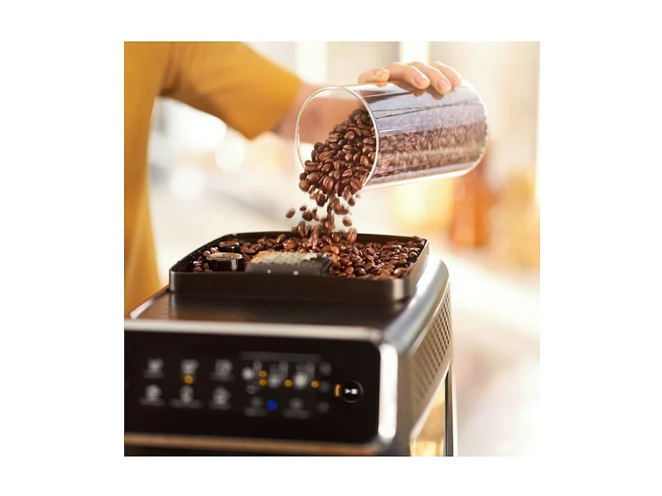 Philips Cafeteras Espresso Automatisch Koffiezetapparaat 2 dranken 1,8L 1500W - Koffiezetapparaat Keramiek 3 Dranken 5 Maalgraden