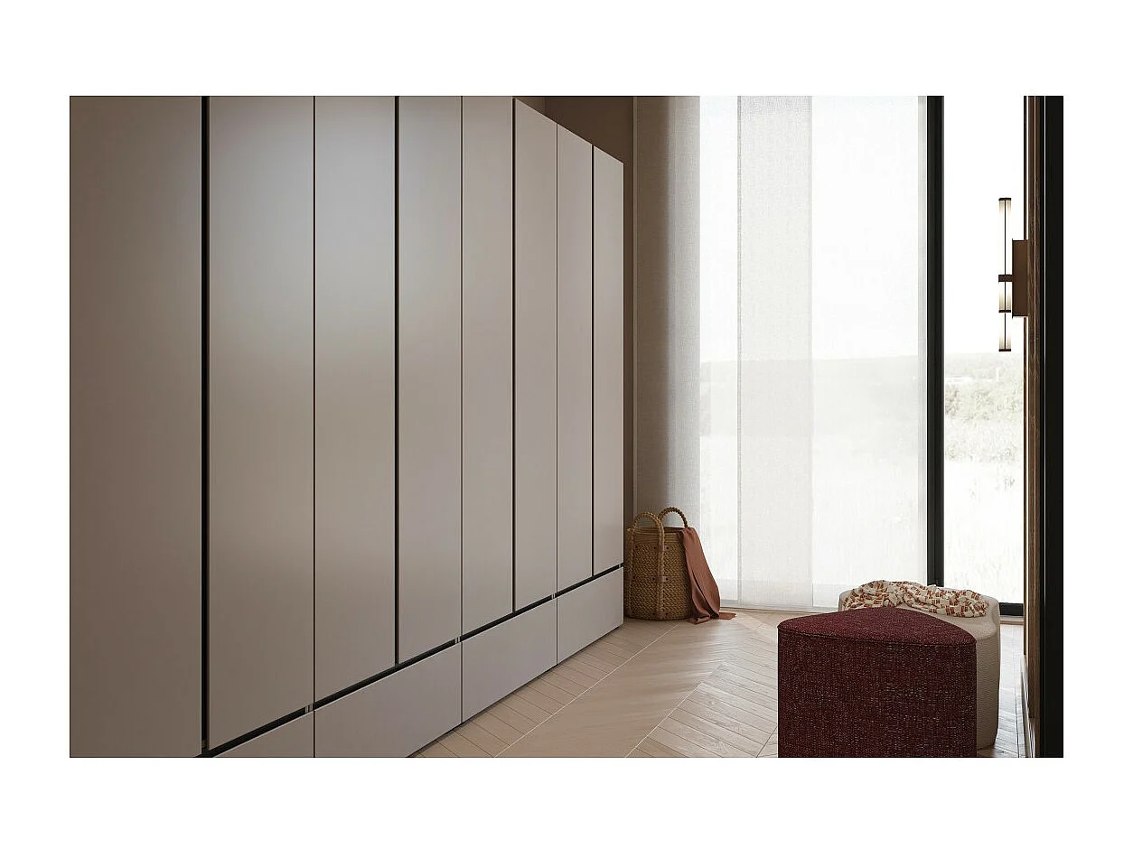 Armario HAVANA 90 cm – 2 puertas + 1 cajón – Color blanco y negro – Diseño moderno y funcional