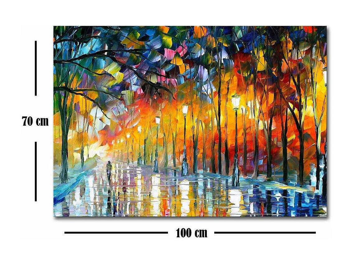 Toile décorative Misty mood 100 x 70 cm