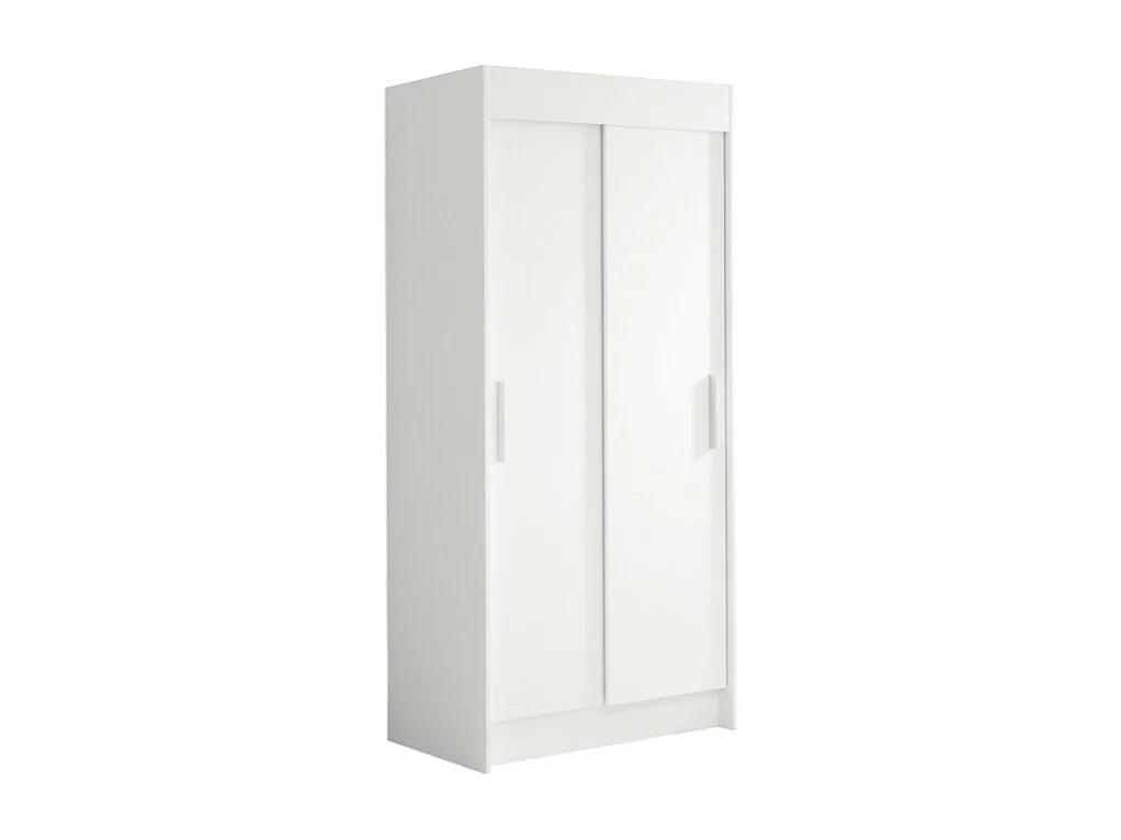 Armoire Marien (100cm)/portes coulissantes/Blanc